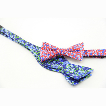 Polyester Jacquard Woven Men Self Bow Tie Floral Paisley Striped